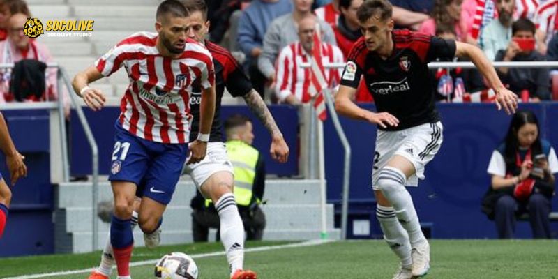 Antoine Griezmann và đồng đội nỗ lực tập luyện cho trận Osasuna vs Atlético de Madrid